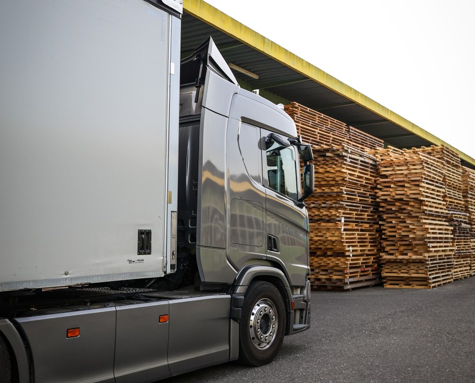 LKW-Abholung